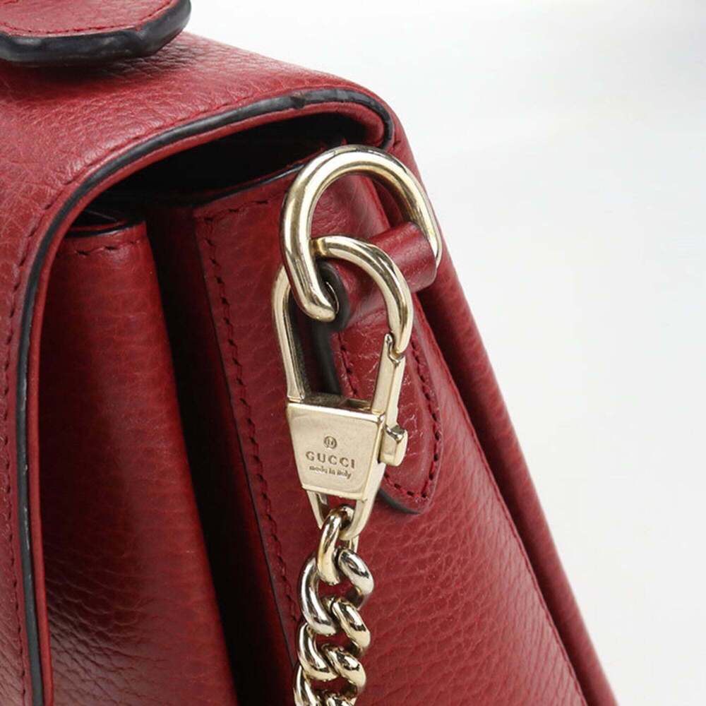 GUCCI Red Shoulder Bag - Picture 12 of 13